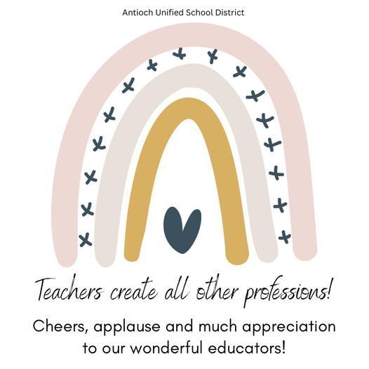Cheers, applause and much appreciation to our wonderful educators!